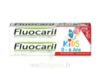 Fluocaril Kids Gel Dentifrice Fraise 0/6ans 2*50ml à Gardanne