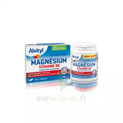 Alvityl Magnésium Vitamine B6 Libération Prolongée Comprimés Lp B/45 à Gardanne